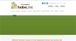 Desktop Screenshot of californiafarmlink.org